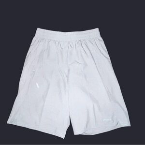 Prince White Athletic Shorts Lightweight Breathable